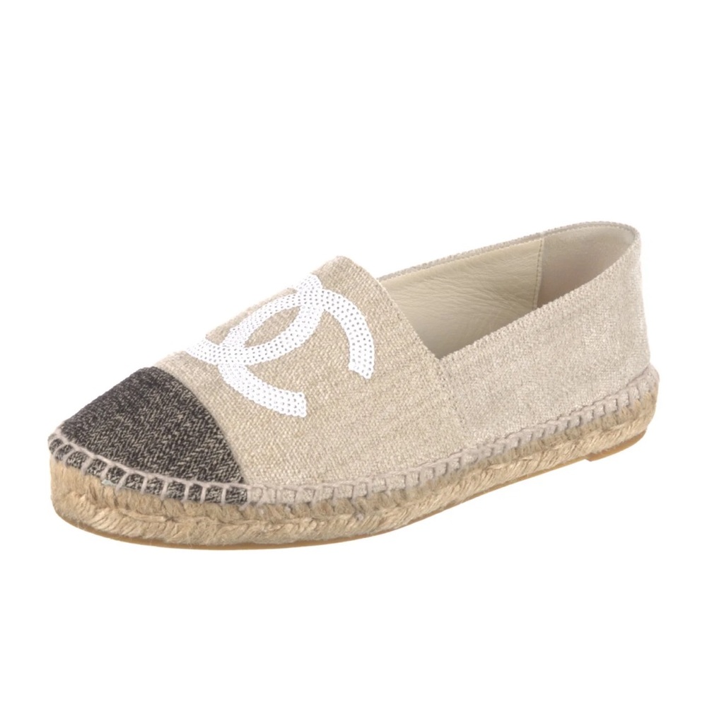 Chanel Espadrilles Interlocking CC Logo Canvas